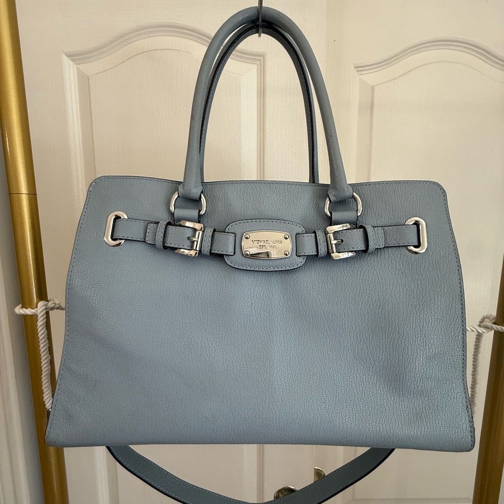 Michael Kors Sky Blue Satchel - Picture 3 of 16